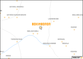 map of Boki Mbonon