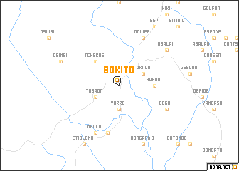 map of Bokito