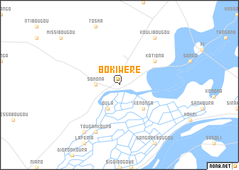 map of Boki Wéré