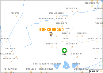 map of Bokkebedda