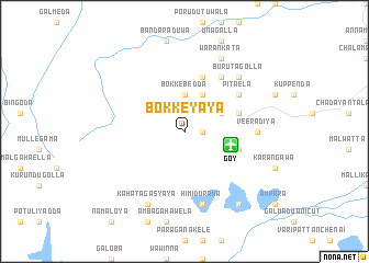 map of Bokkeyaya