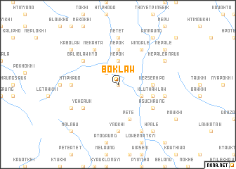 map of Bôklaw