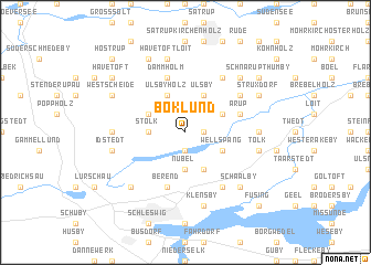 map of Böklund