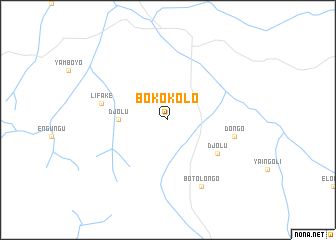 map of Bokokolo