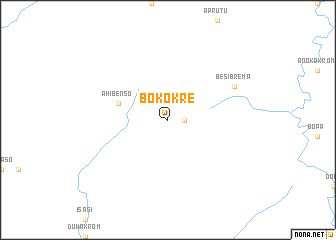 map of Bokokre