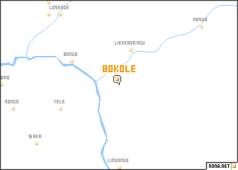 map of Bokole