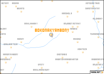 map of Bokonaky Ambony