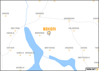map of Bokoni