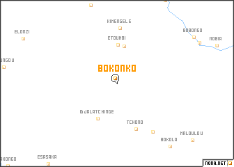 map of Bokonko