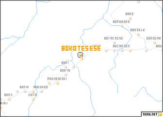 map of Bokoté Sesé