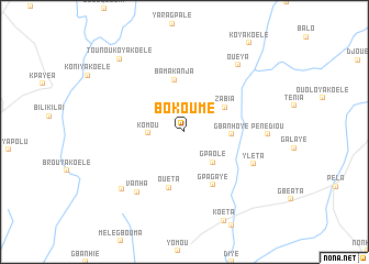 map of Bokoumé