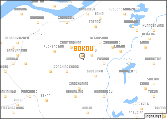 map of Bokou