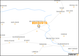 map of Bokovaya
