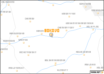 map of Bokovo
