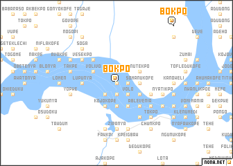 map of Bokpo