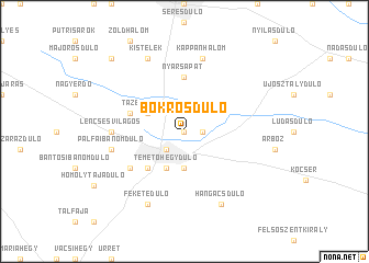 map of Bokrosdůlő