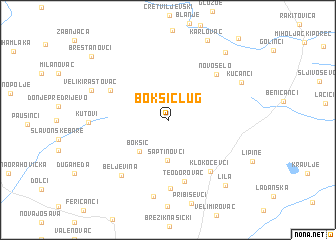 map of Bokšić Lug