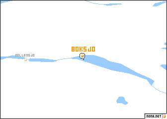 map of Boksjö