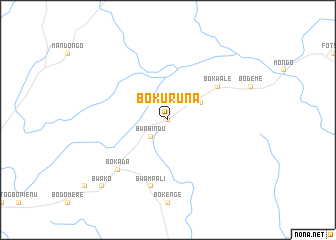 map of Bokuruna