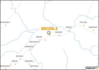 map of Bokwale