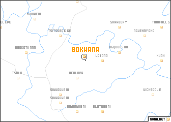 map of Bokwana