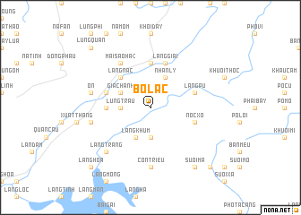 map of Bô Lạc