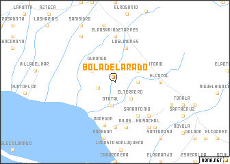 map of Bola del Arado
