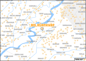 map of Bolagarhi War