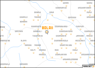 map of Bolaii