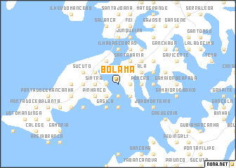 map of Bolama