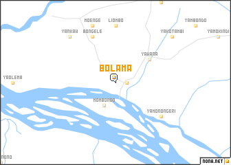 map of Bolama