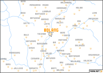 map of Bolang