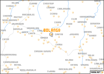 map of Bolang 1