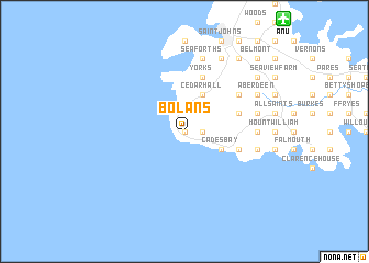 map of Bolans