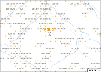 map of Bò Lây