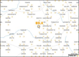 map of Bola