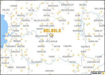 map of Bolbolo