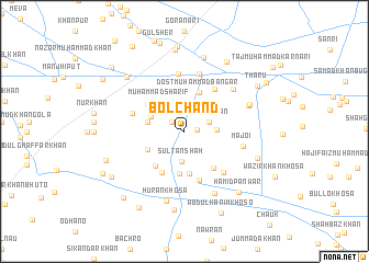map of Bolchand