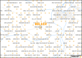 map of Bolder