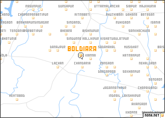 map of Boldiāra