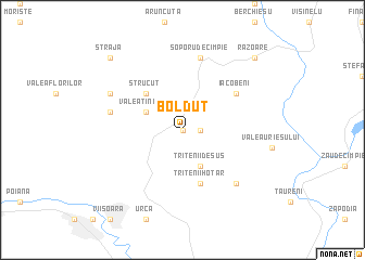 map of Bolduţ