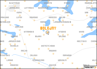 map of Bolejny