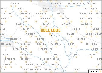 map of Bolelouc