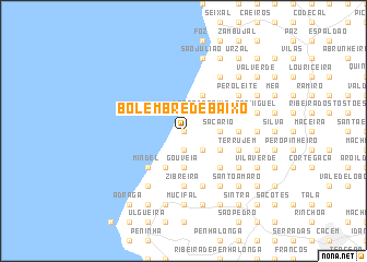map of Bolembre de Baixo