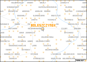 map of Boleszczynek
