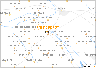 map of Bolgárkert