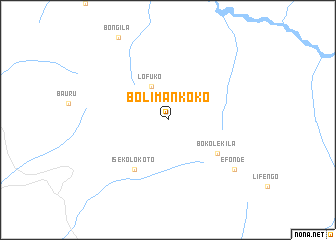 map of Bolima-Nkoko