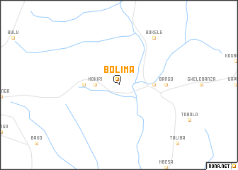 map of Bolima
