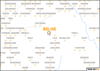 map of Bolimè