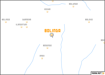 map of Bolinda